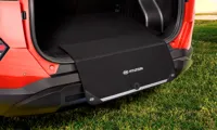 Fabric rear bumper protector